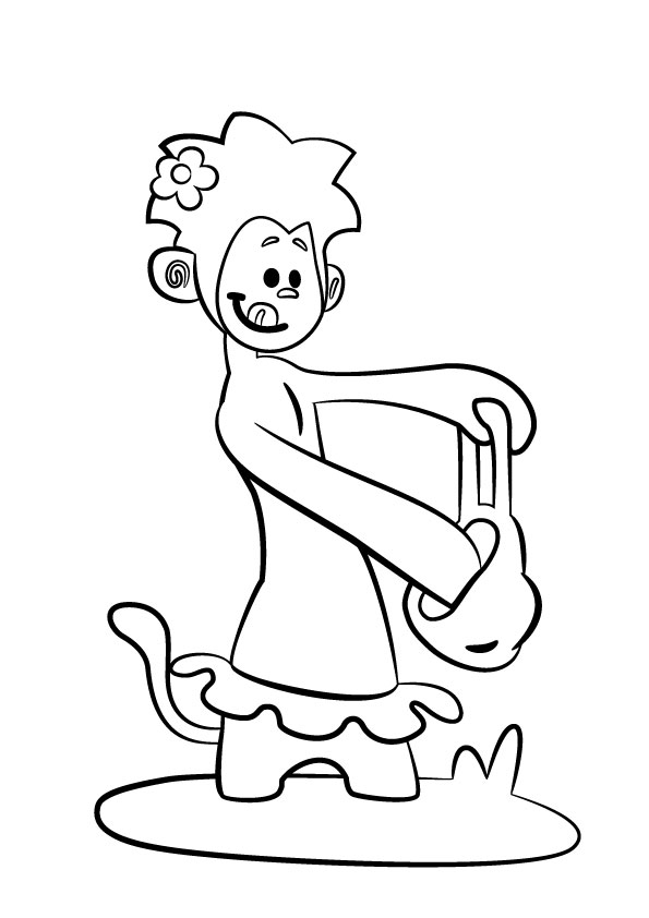 Black and white image for colouring